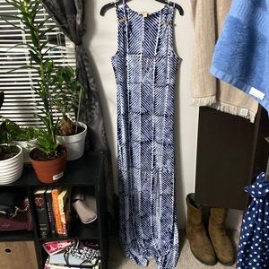 MK Maxi Dress with open slit